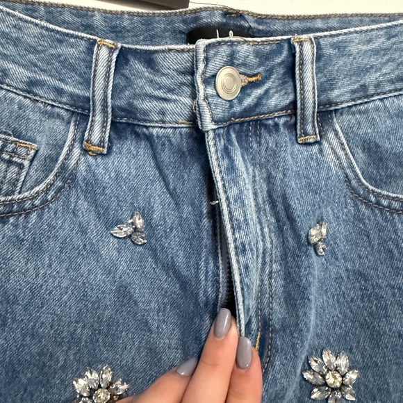 Lulus Floral Rhinestone Shorts - Picture 2 of 4